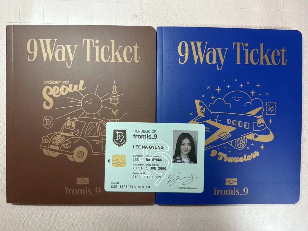 프로미스나인 위고 9 way ticket 앨범 세트